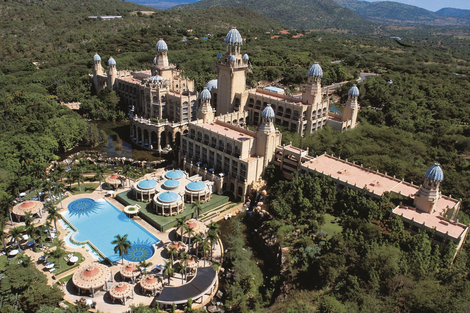 Sun City Palace of the Lost City at sunset